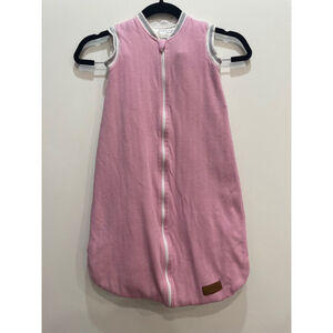 Juddlies Sleep Sack 6-18M 2.5 TOG Pink Organic Cotton Sleeveless Zipper Warm